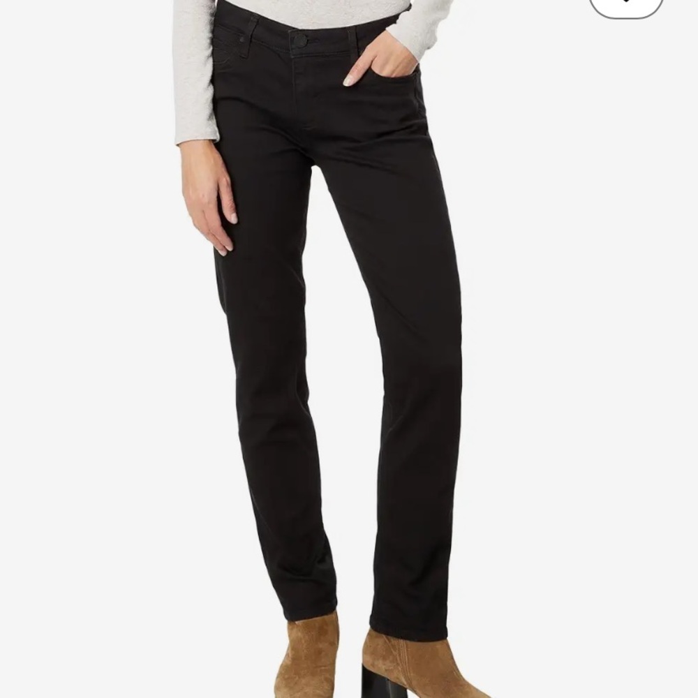Kut Catherine Boyfriend Black Jeans